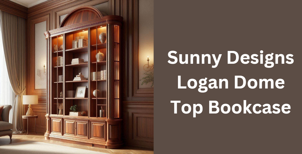 Sunny Designs Logan Dome Top Bookcase