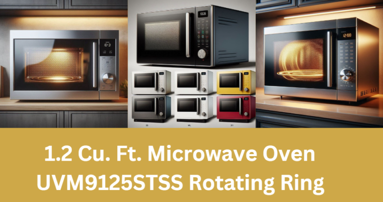 1.2 Cu. Ft. Microwave Oven UVM9125STSS Rotating Ring